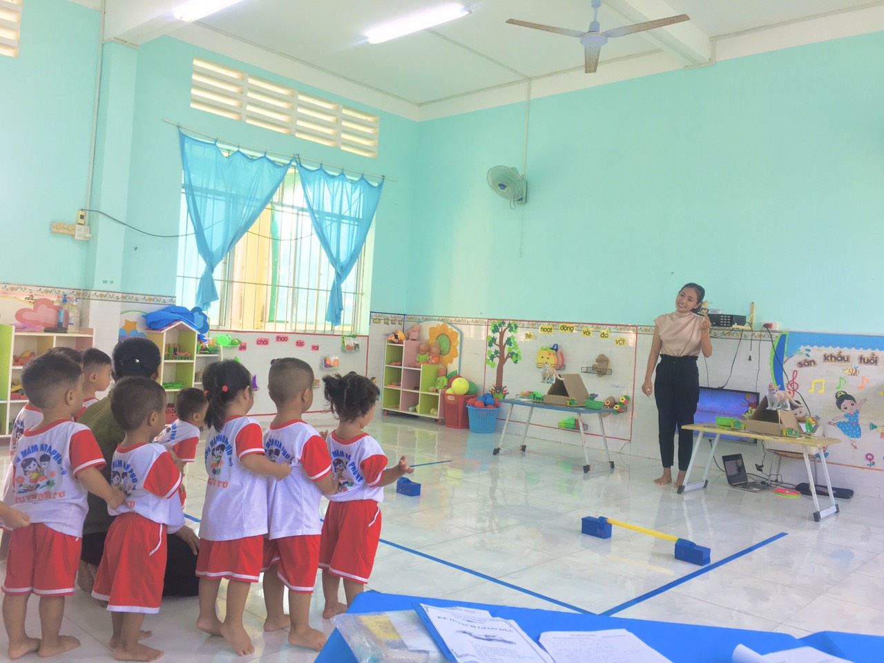 TRƯỜNG MẦM NON PHÚ MỸ TỔ CHỨC HỘI THI "GIÁO VIÊN MẦM NON DẠY GIỎI" NĂM HỌC 2023 - 2024